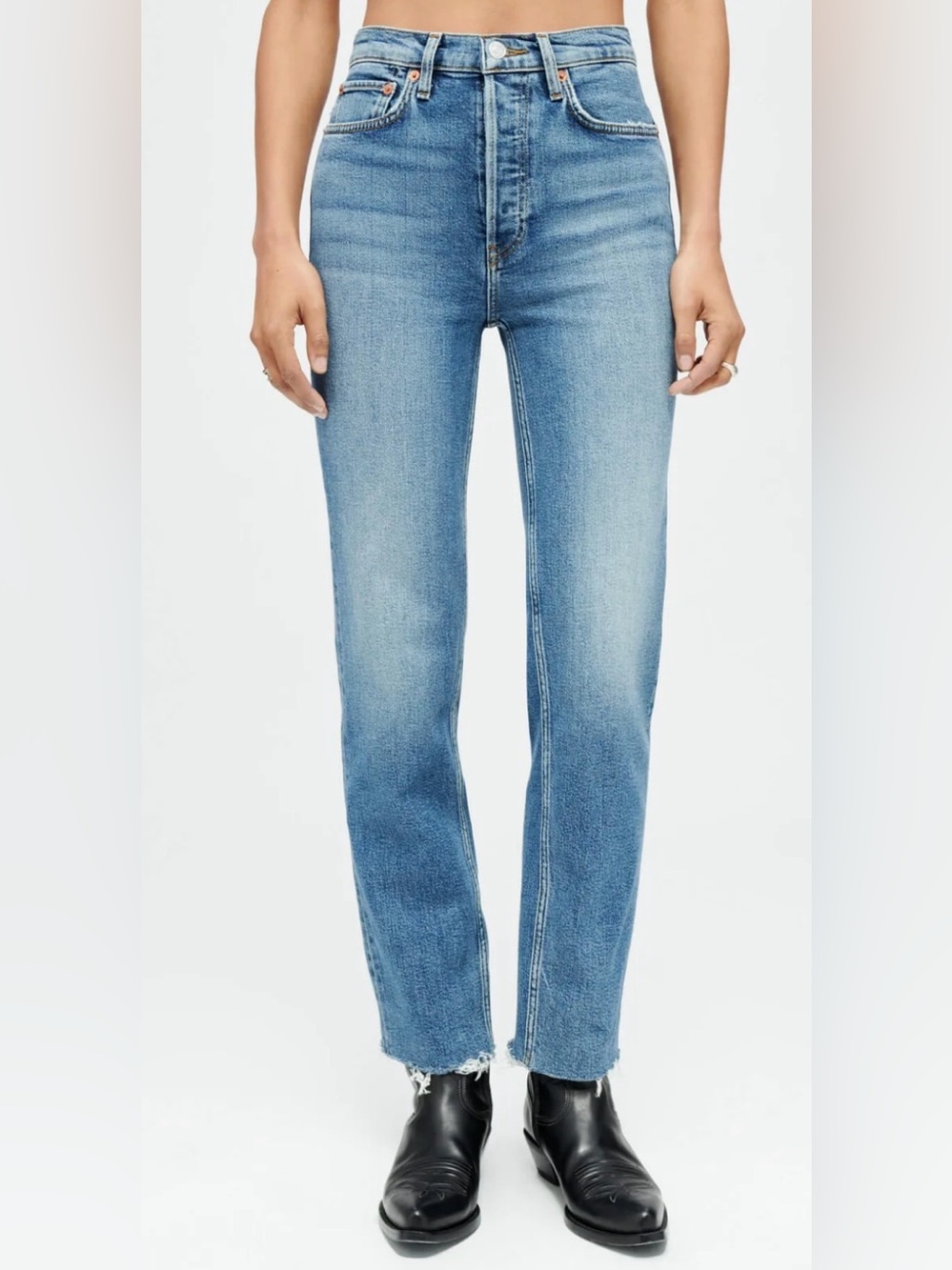 RE/DONE 70βs stove pipe jeans sz 28